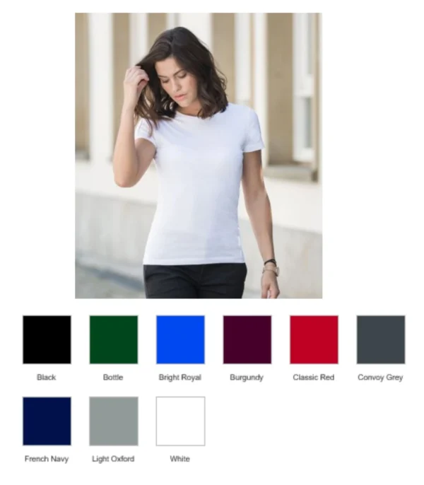 Russell's 108F Ladies Authentic Pure Organic T-Shirt